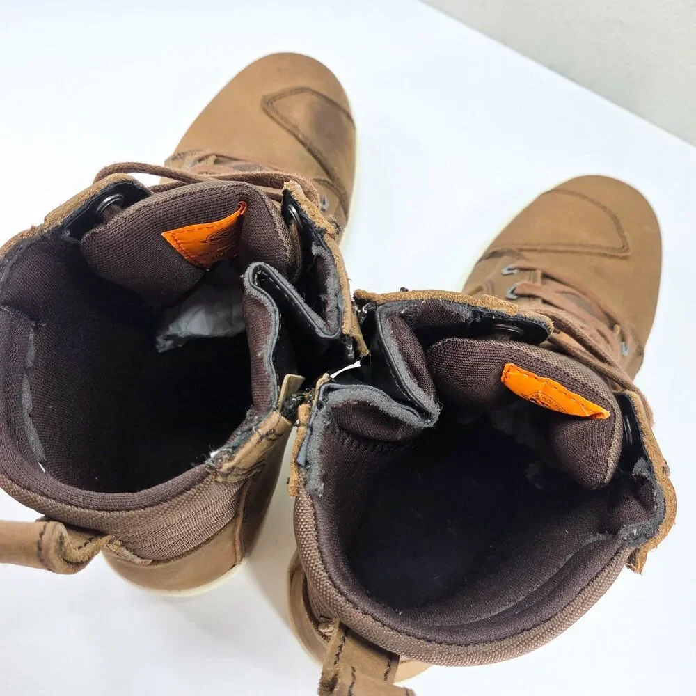 Milwaukee Leather Waterproof Leather Motorcycle Riding Shoes MBM9113WP Sz 11